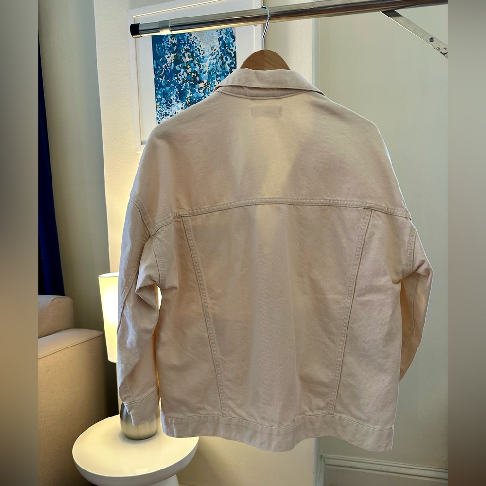 Mango Cream Denim Jacket - Picture 3 of 6